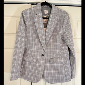 New blazer plaid blazer.